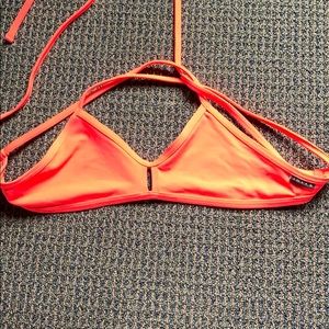 Pinky orange jolyn bikini vent top